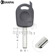 T00HF63P TP00HU-HCAP HU83T0 а/пласт.с мест.п/чип MAN// - Чертеж