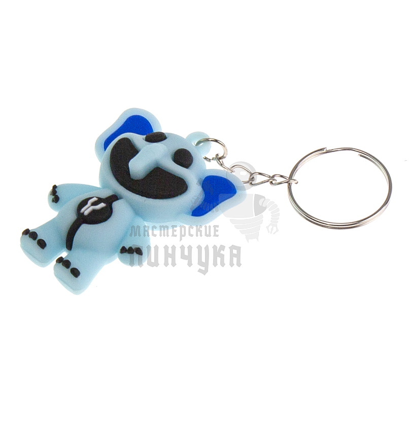 Брелок для ключей "Poppy playtime", СЛОНИК с кольцом