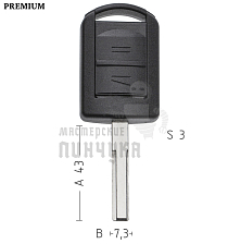 Корпус  Opel OP-WHP HU43 2кн.ремкомплект  КНР - Чертеж