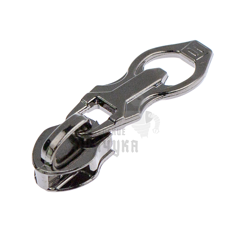 Бегунок для спиральной молнии тип 8 галант L8 цв.никель темн 