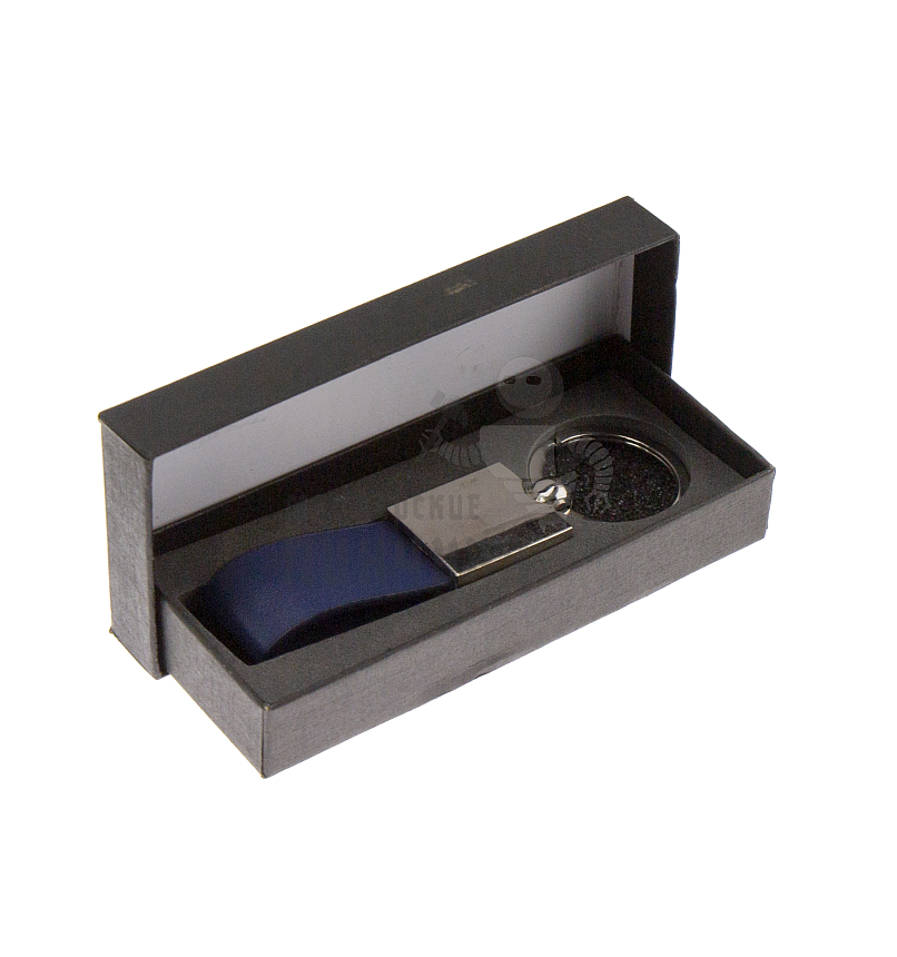 Брелок для ключей "Ремешок" никель