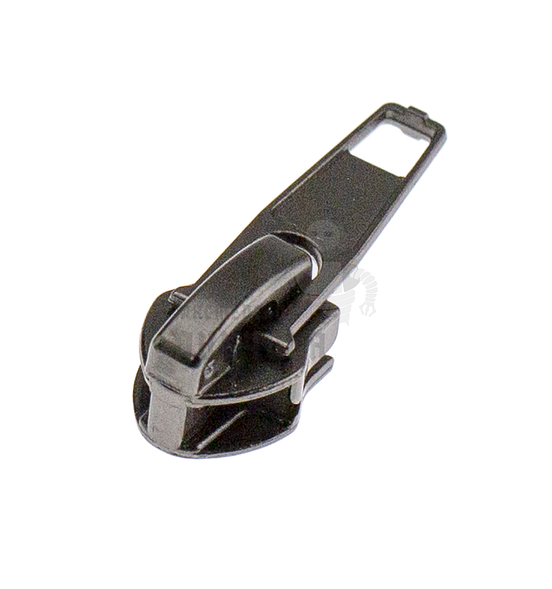 Бегунок для спиральной молнии, тип 7, автомат, цв. никель темн.