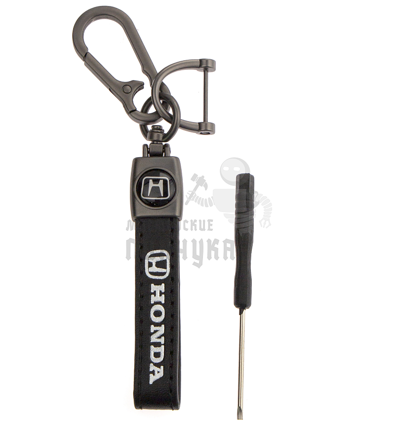 Авто карабин кожаный HONDA