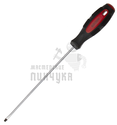 Отвертка прямая шлица 3.0х150мм CrV арт 0135 "Люкс"