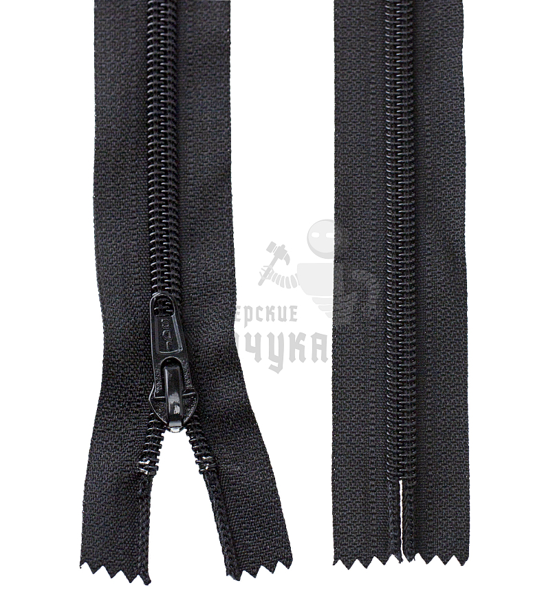 Молния обувная т7 "Judson" нейлон, 50см Чёрный