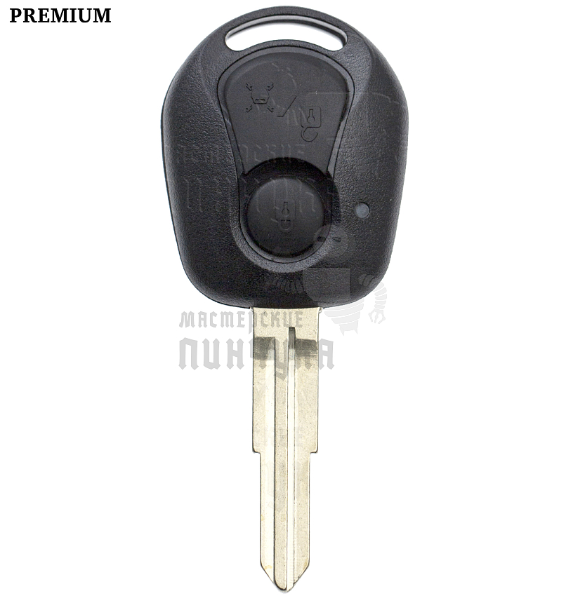 Корпус ключа SSA-1.P1 SSY3P SSA2P51 2 кнопки КНР// SsangYong