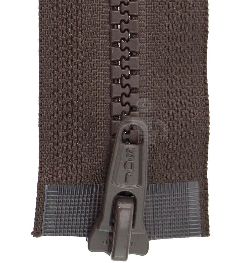 Молния Трактор "JUDSON", 120см, Тип-5, разъёмная двухзамковая, цв.т/коричневый