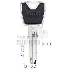 ABUS XP2 Original (магнит) - Чертеж