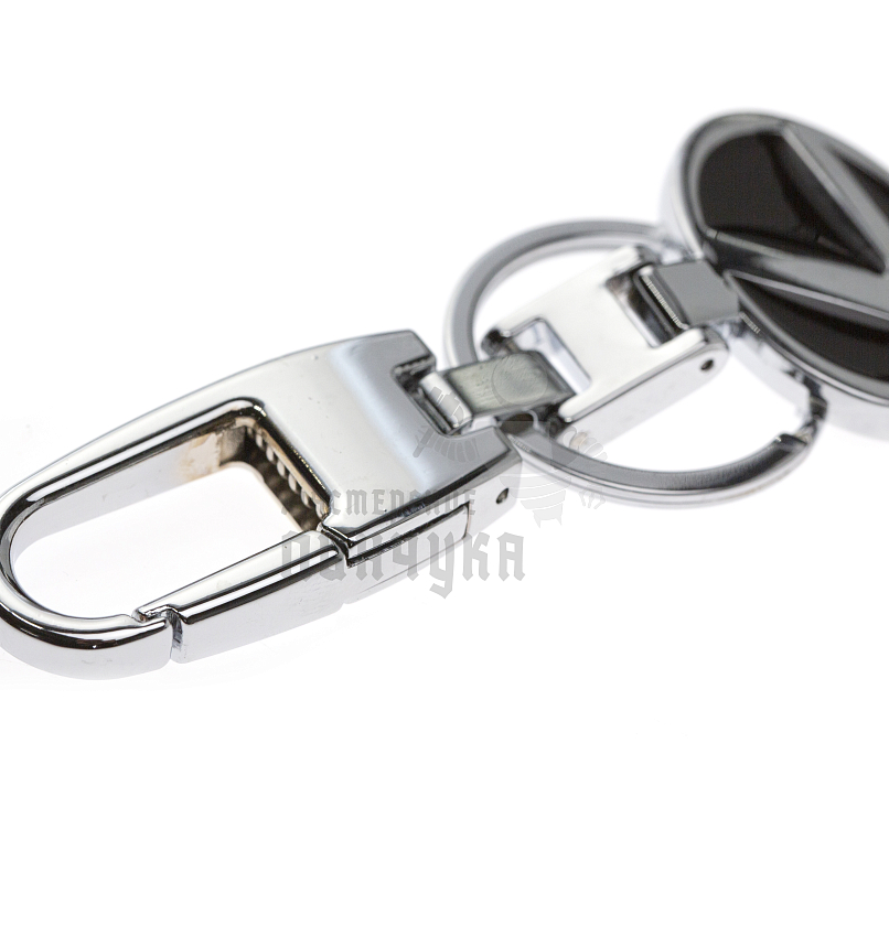 Авто карабин с кольцом для ключей LEXUS