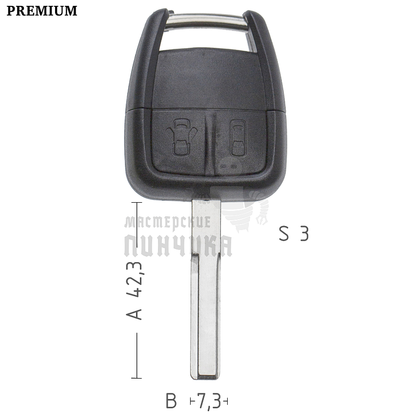 Корпус  OP-WHP HU43P HF42P 2кн   КНР