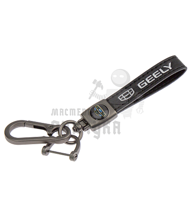 Авто карабин кожаный GEELY