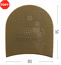 Набойки Topy X-Top №172, цв.карамельный (93) - Чертеж
