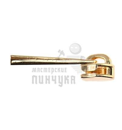 Бегунок сумочный Т-7 "JX" (0728), нейлон (спираль), цв.золото