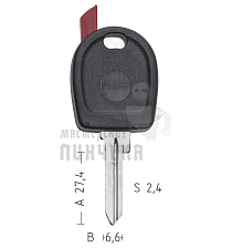 T00F33RP TP00SKO-5P1 SK22RT0 а/пласт.с мест.п/чип SKODA - Чертеж
