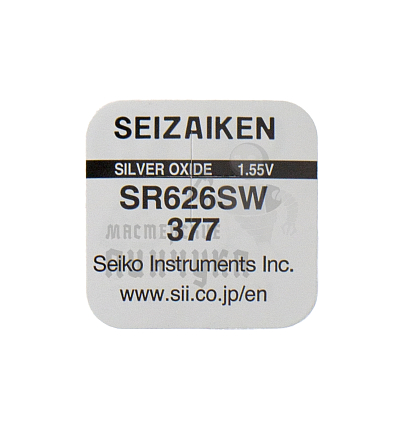 Батарейка часовая Seizaiken 377 SR626SW BL1 (1/10/100)