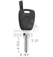 T00GB14RPG TP00FI-13P8 GT15RT0  а/пласт.с мест.п/чип FIAT - Чертеж