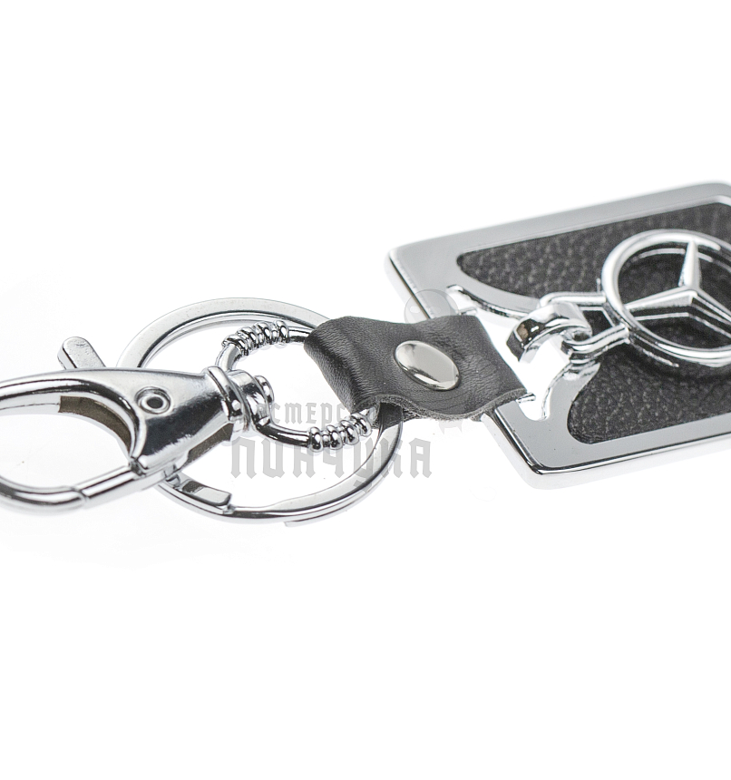 Авто карабин с кольцом для ключей MERCEDES