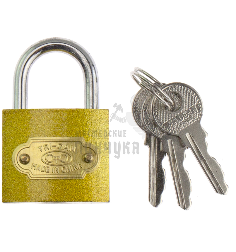 Навесной замок "TRI-GAN" 30мм