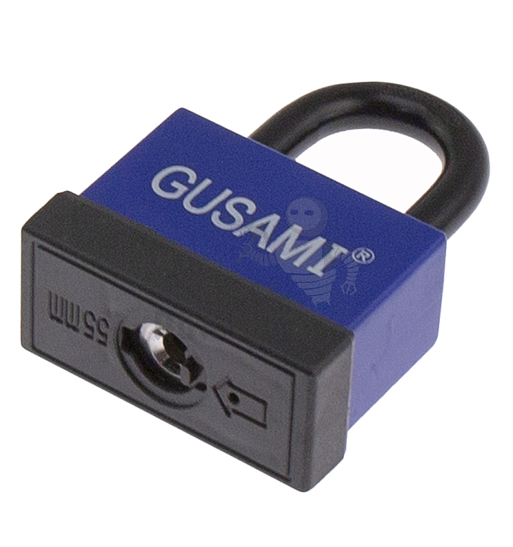 Навесной замок GUSAMI 58мм (синий)