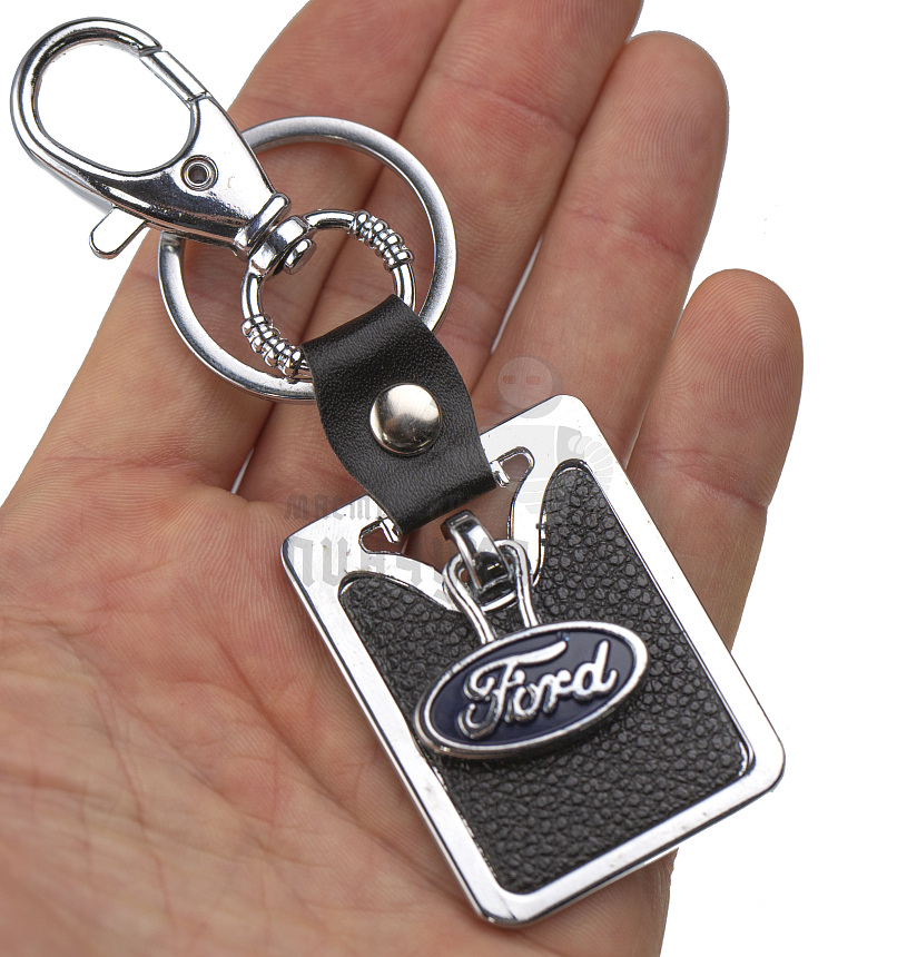 Авто карабин с кольцом для ключей FORD