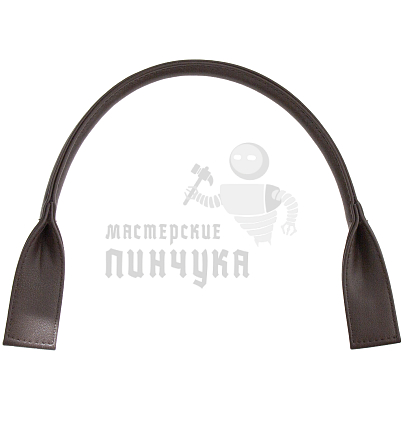 Ручка сумочная кругл.широк.(8050), 53см цв.темно-коричневый