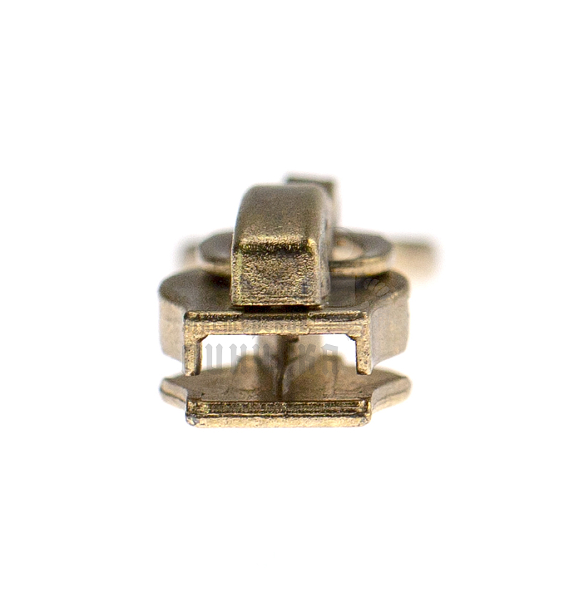 Бегунок для спиральной молнии, тип 5, автомат N2, цв.золото