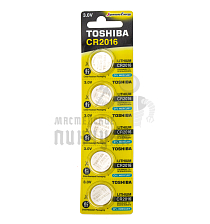 Батарейка Toshiba CR2016 BL5 (5/100/5000) - Чертеж