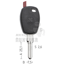 T00DCA4RP TP00DAC-4D.P HU136TE а/пл.c мест.п/чип LOGAN.DACIA - Чертеж