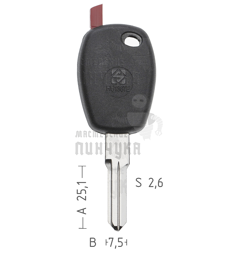 T00DCA4RP TP00DAC-4D.P HU136TE а/пл.c мест.п/чип LOGAN.DACIA