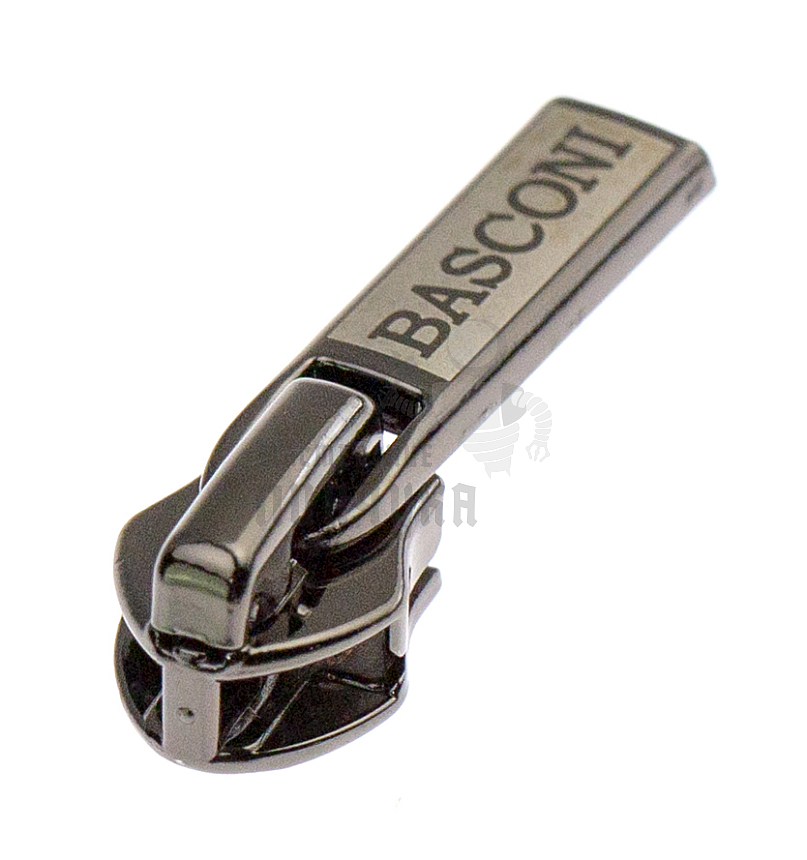 Бегунок Т7 JX декоративный №9 BASCONI, цв.темный хром
