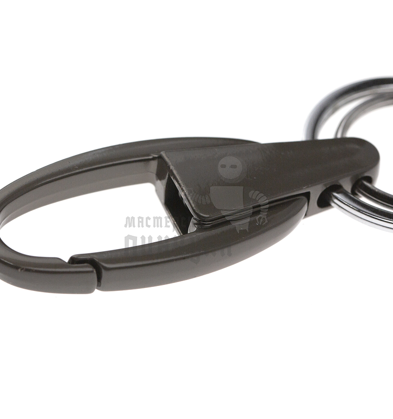 Карабин овальный с двумя кольцами для ключей