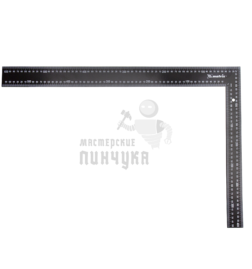 Угольник, 400 х 600 мм, цельнометаллический Matrix