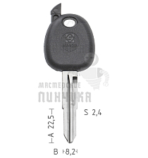 T00HYN12P T00HY-9P2 HYN12T0 а/пласт.с мест.п/чип HYUNDAI - Чертеж