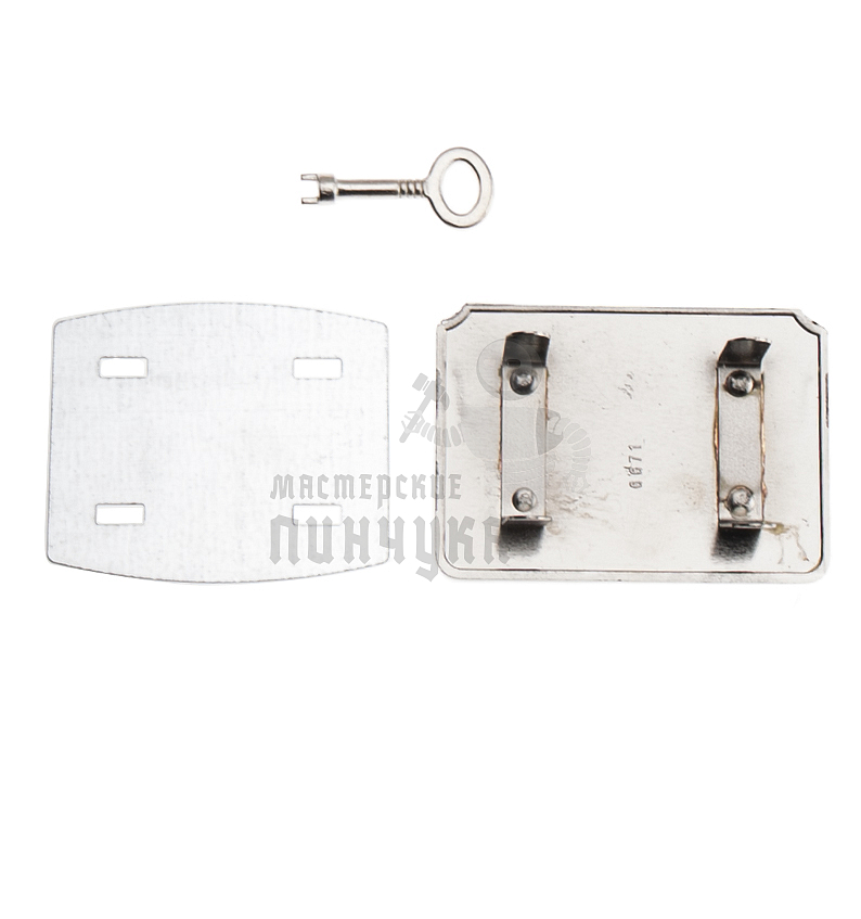 Замок портфельный 07910 цв. никель