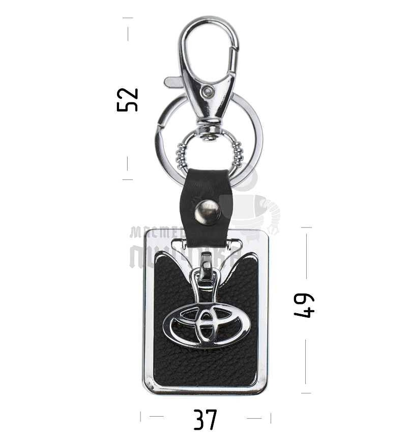 Авто карабин с кольцом для ключей TOYOTA