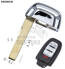 Лезвие HU-HAA.P1 HU66 HF55P65 (2 вар) КНР - Чертеж