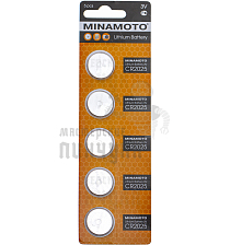 Батарейка Minamoto CR2025 BL5 Lithium 3V (5/100/5000) - Чертеж