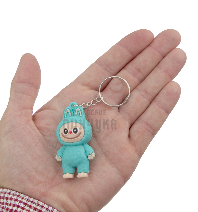 Брелок для ключей "LABUBU" цв. бирюзовый
