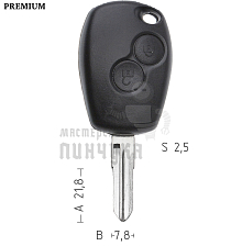 Корпус  Renault VAC102 2кн.ремкомплект  КНР - Чертеж