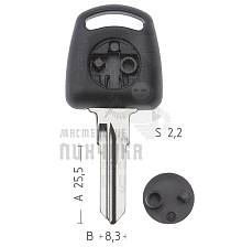 T00NE76PD TP00NE-45.P1 NE74T0 а/пласт.с мест.п/чип PEUGEOT - Чертеж