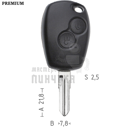 Корпус  Renault VAC102 2кн.ремкомплект  КНР