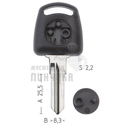 T00NE76PD TP00NE-45.P1 NE74T0 а/пласт.с мест.п/чип PEUGEOT