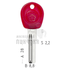 FORCA_HL-A20_ПЛАСТ.РУЧК.2ПАЗ.(28MM) КНР - Чертеж