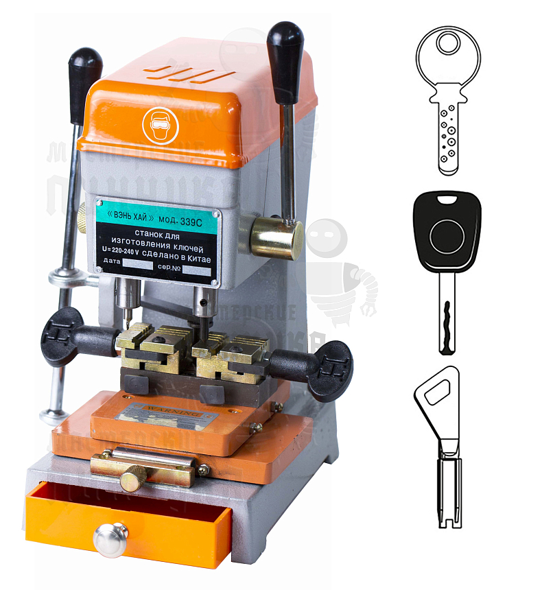 Станок Wenhai 339C Вертикальный для изготовления ключей