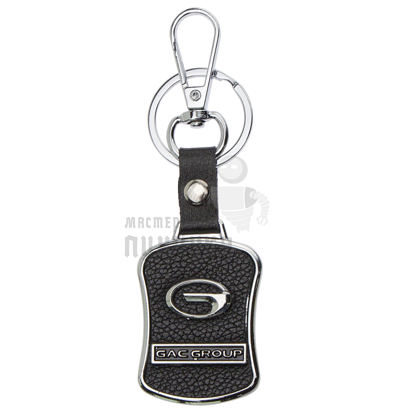 Авто карабин с кольцом для ключей GAC GROUP Экокожа