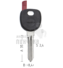 T00GM36P TP00GM-37P B111PT0 а/пласт.с мест.п/чип CADILLAC/PONTIAC - Чертеж