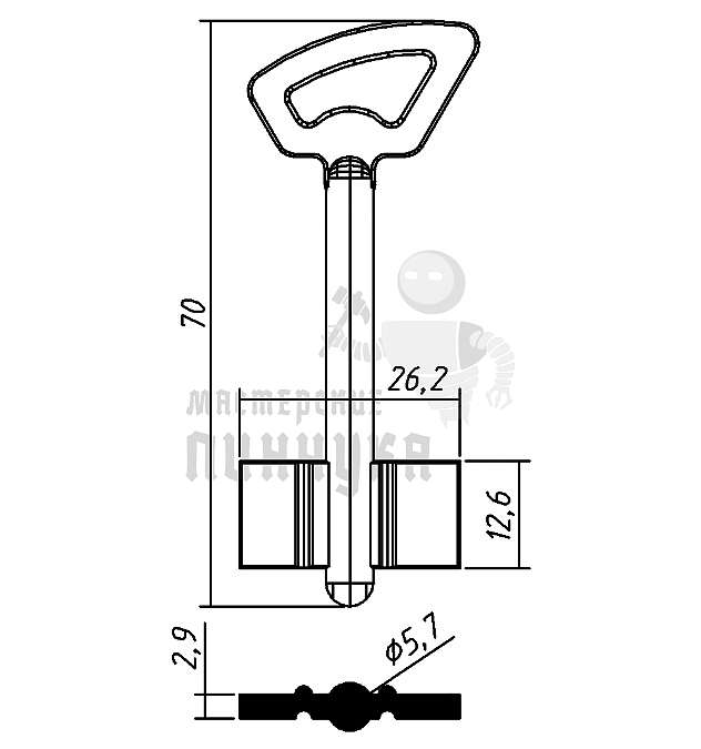 BRT1D (силумин)