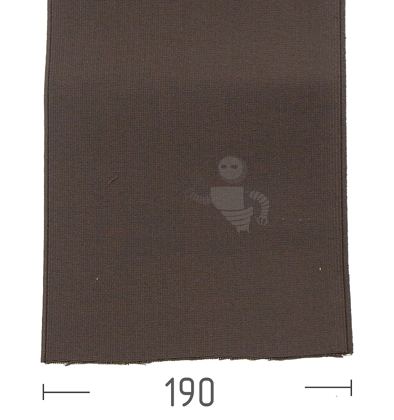 Резинка башмачная 190мм,коричневая