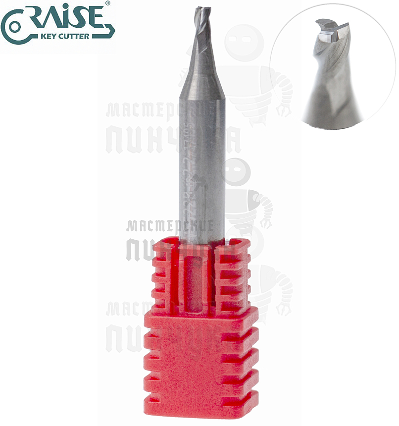Вертик.фреза RAISE EW5522 ф2,2мм CARBIDE (ф2,2Х6Х40)								