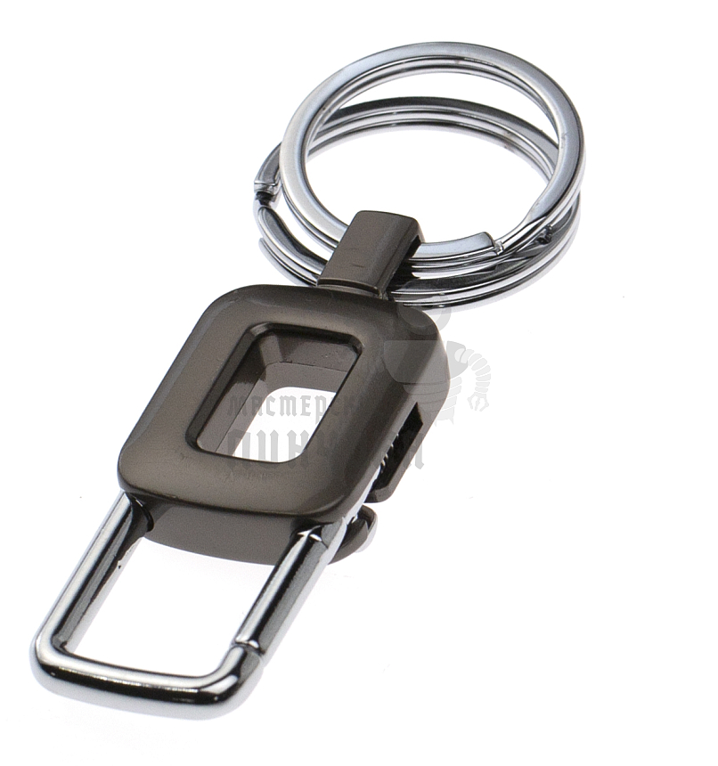 Карабин с двумя кольцами для ключей